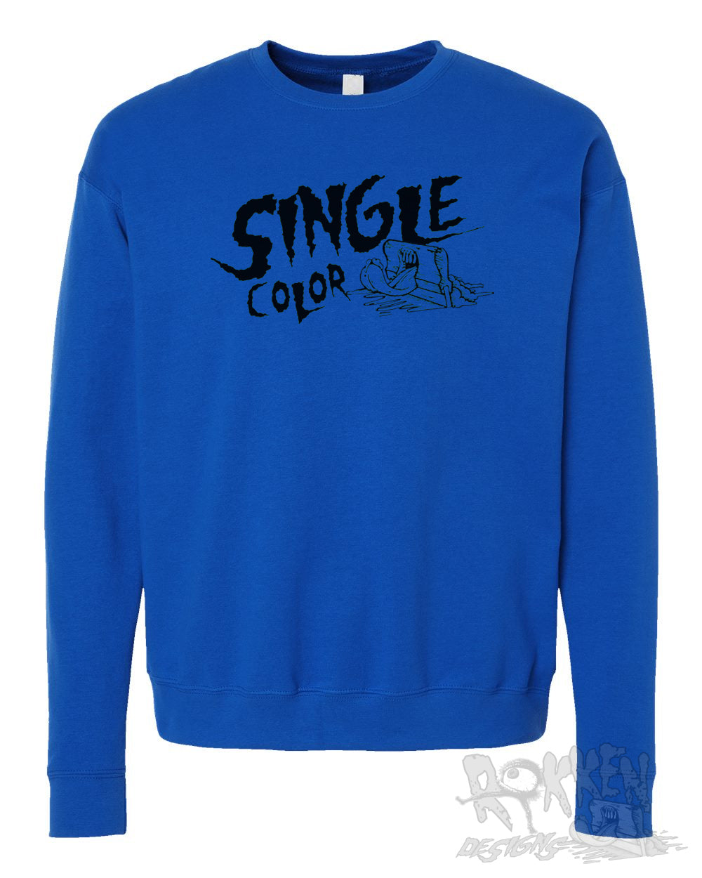 Multi/Single Color Crewneck Sweatshirts