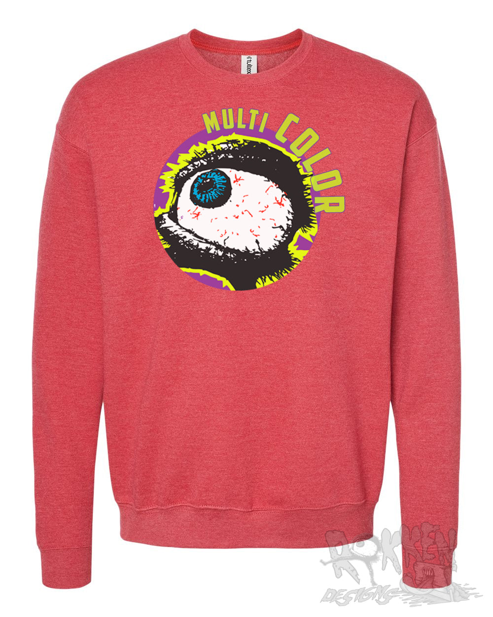 Multi/Single Color Crewneck Sweatshirts