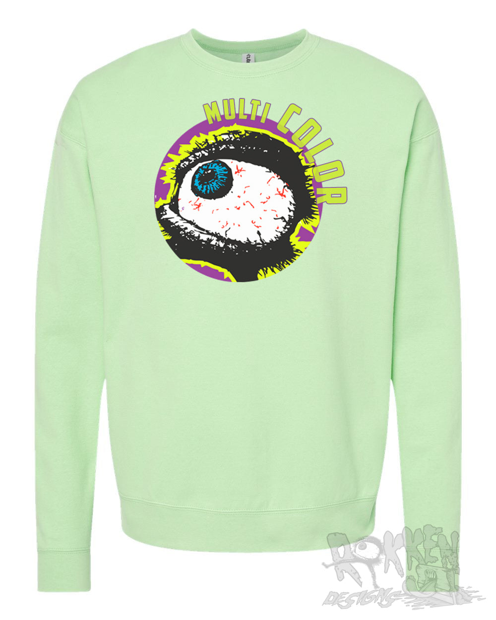 Multi/Single Color Crewneck Sweatshirts