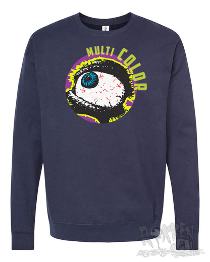 Multi/Single Color Crewneck Sweatshirts