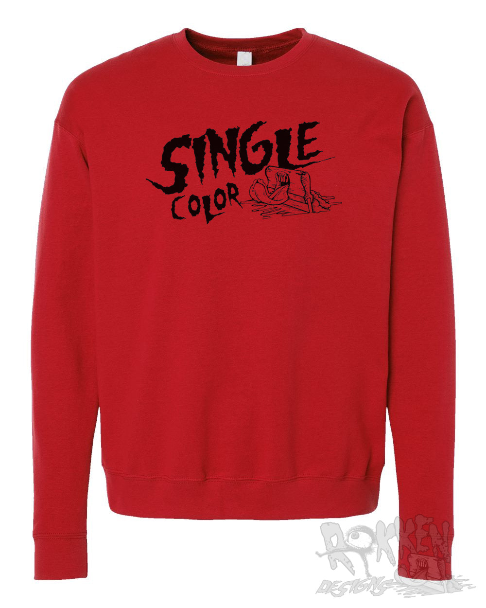 Multi/Single Color Crewneck Sweatshirts