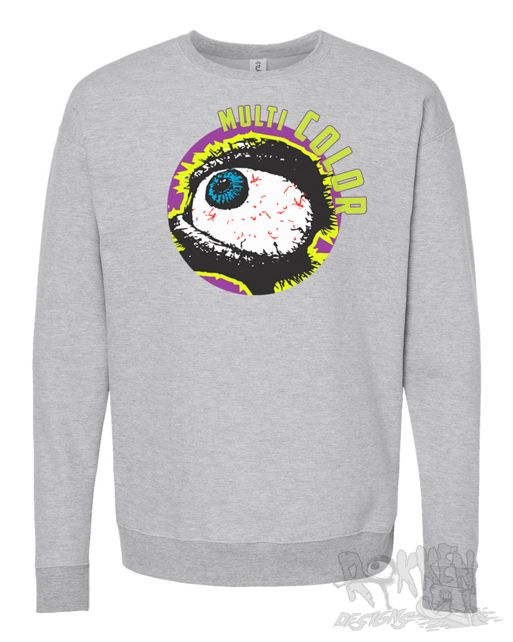 Multi/Single Color Crewneck Sweatshirts