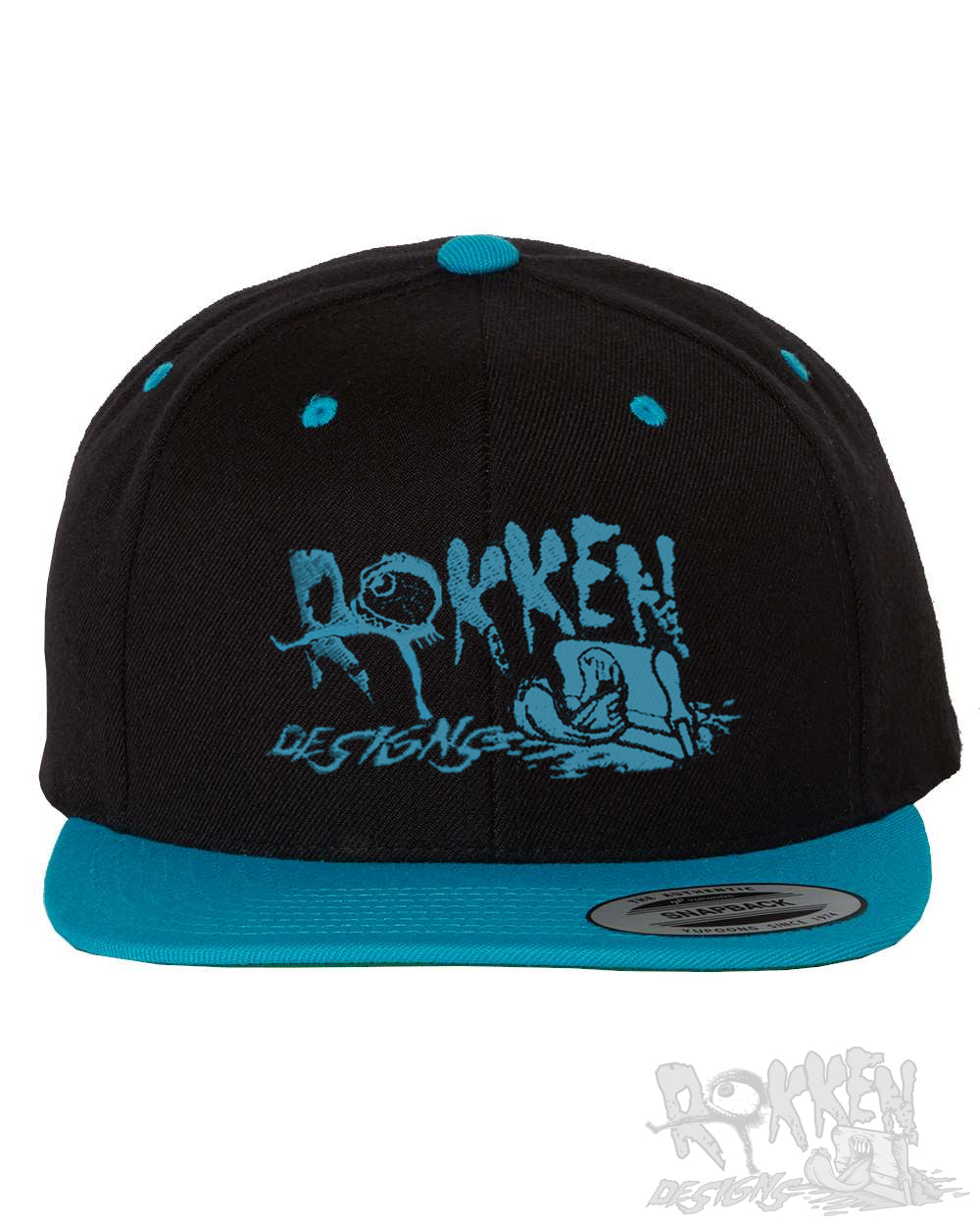 Single Color Premium Flat Bill 2-Tone Snapback